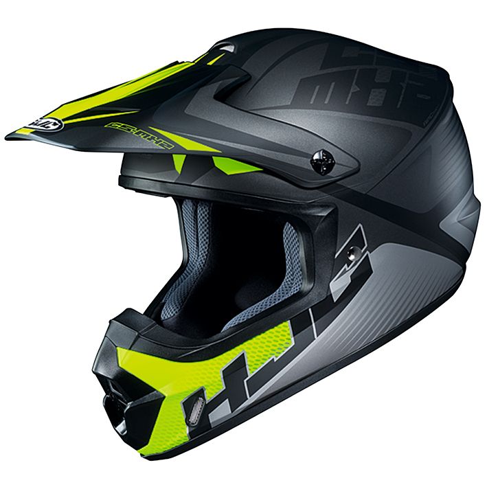 HJH200 CS-MXII エリューション フルフェイスヘルメット ブラック/イエロー Mサイズ