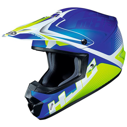 HJH200 CS-MXII Elution Full-Face Helmet Blue/Yellow XL Size