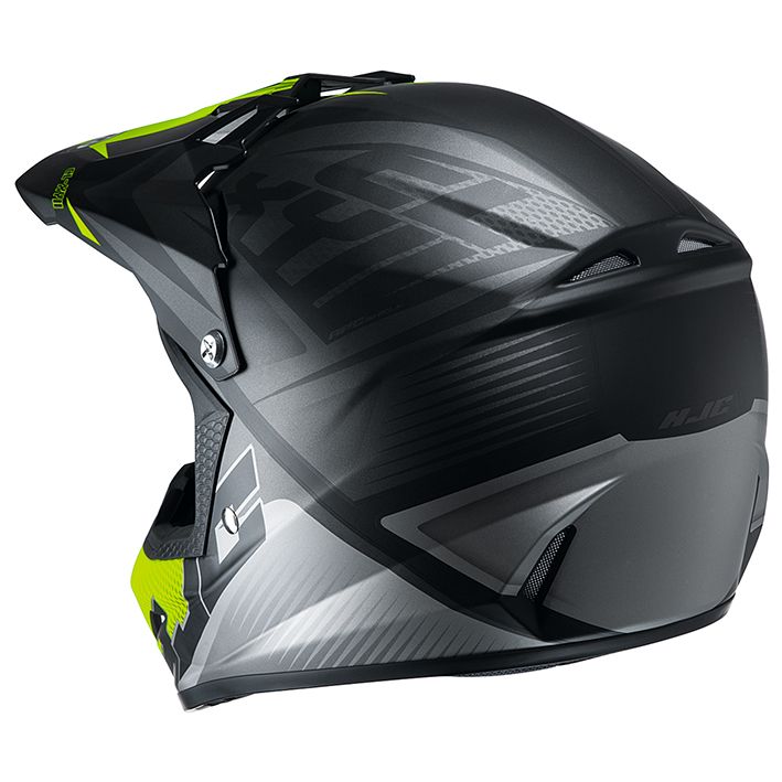 HJH202 CL-XYII ELYSION Full Face Helmet Kids/Women's Blue/Yellow XL Size