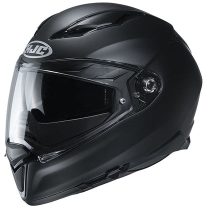 HJH205 F70 Solid Full-Face Helmet Semi Flat Black L Size