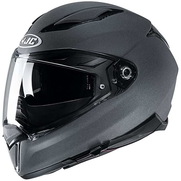 HJH205 F70 Solid Full Face Helmet Stone Gray S Size