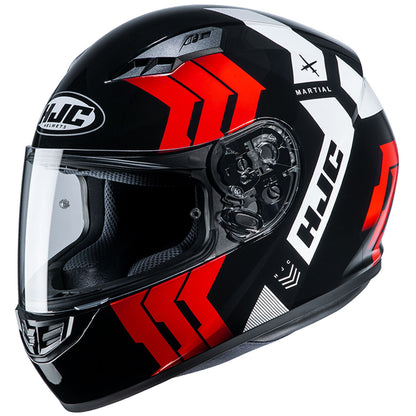 HJH212 CS-15 MARVEL Full Face Helmet Black/Red L Size