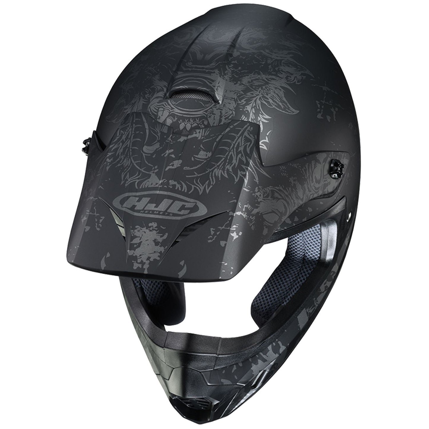 HJH213 CS-MXII Creeper Full-Face Helmet Black XL Size