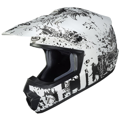 HJH213 CS-MXII Creeper Full-Face Helmet White L Size
