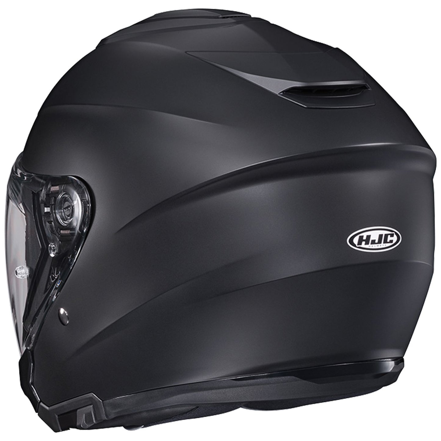 HJH214 i30 Solid Open Face Helmet Semi Flat Black S Size