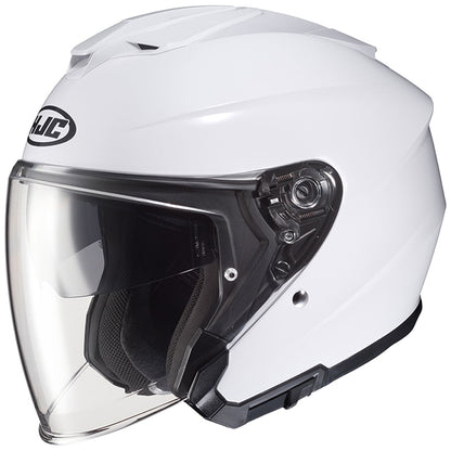 HJH214 i30 Solid Open Face Helmet Pearl White L Size