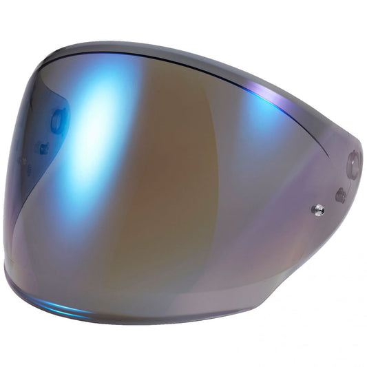 HJP261 Pinlock mirror shield blue HJ-34 for i30 (helmet replacement parts)