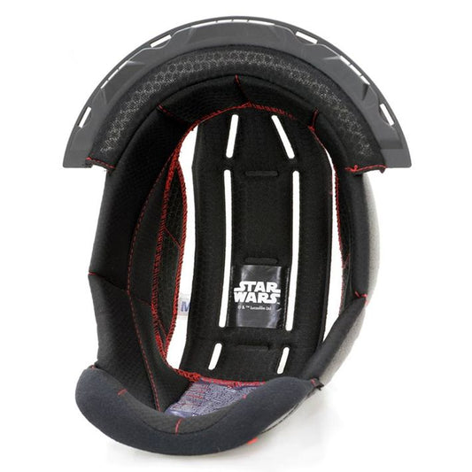 HJP447 インナーライナー ブラック(無地)/レッドステッチ L(15mm) RPHA11 カイロ レン 標準 ヘルメット用補修部品