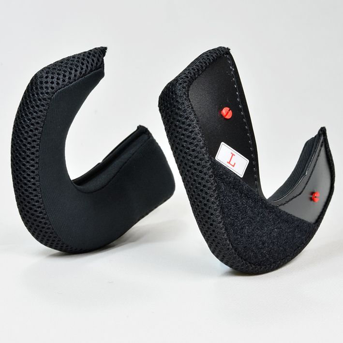 HJP457 チークパッド ブラック M(20mmH) FG-70S用 ヘルメット用補修部品