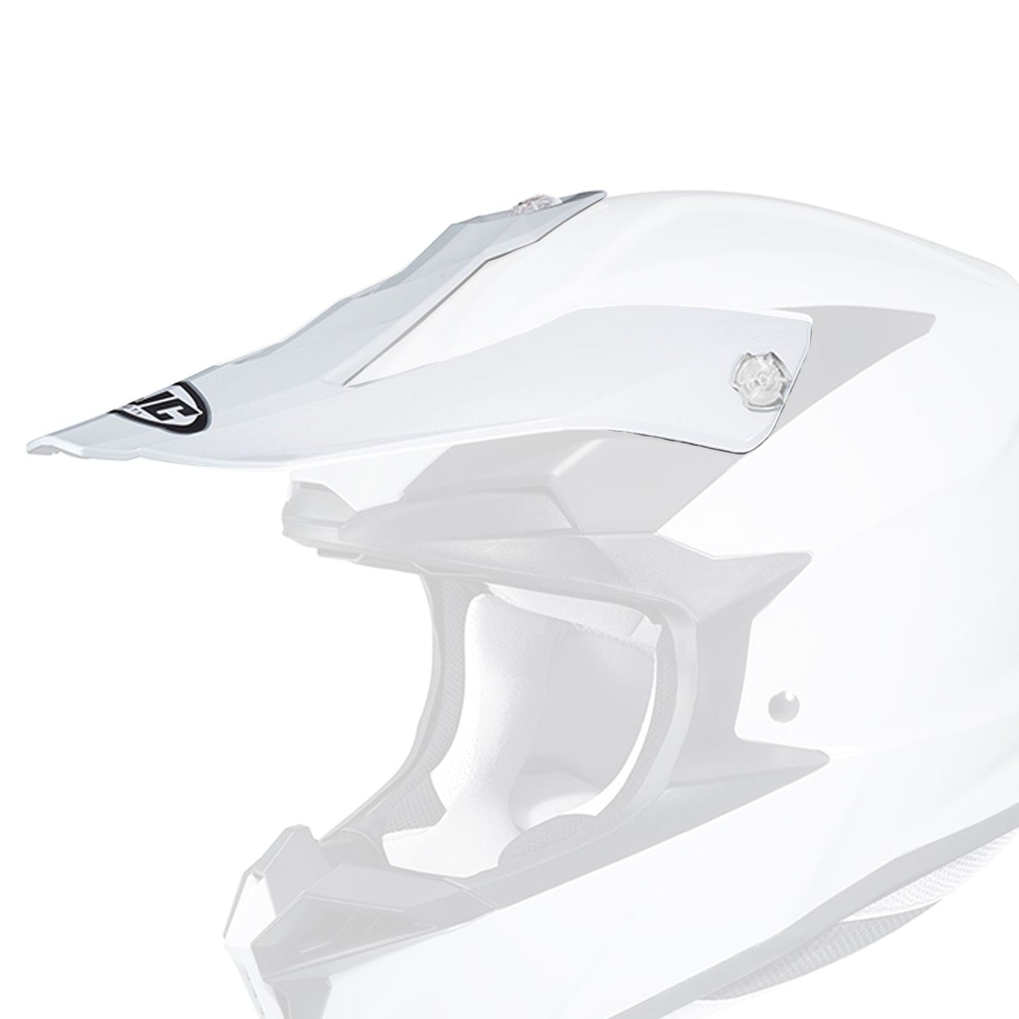 HJP619 Visor White One Size i50 Solid Helmet Replacement Parts