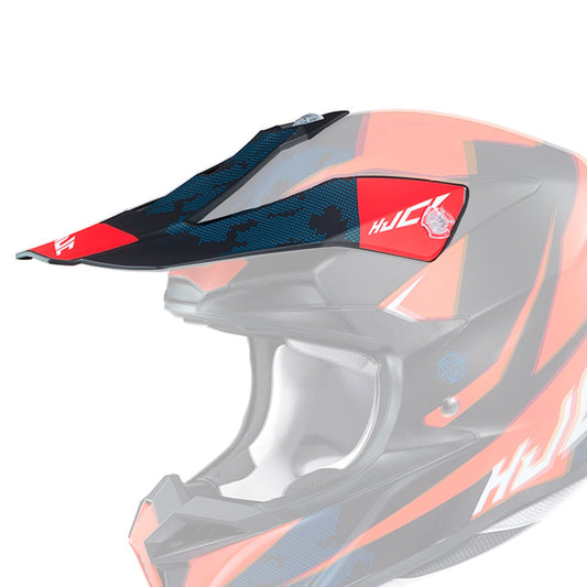 HJP621 バイザー レッド ワンサイズ i50 トナ ヘルメット用補修部品