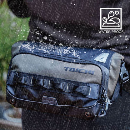 RSB279 WP ヒップバッグ ブラック/レッド 5L