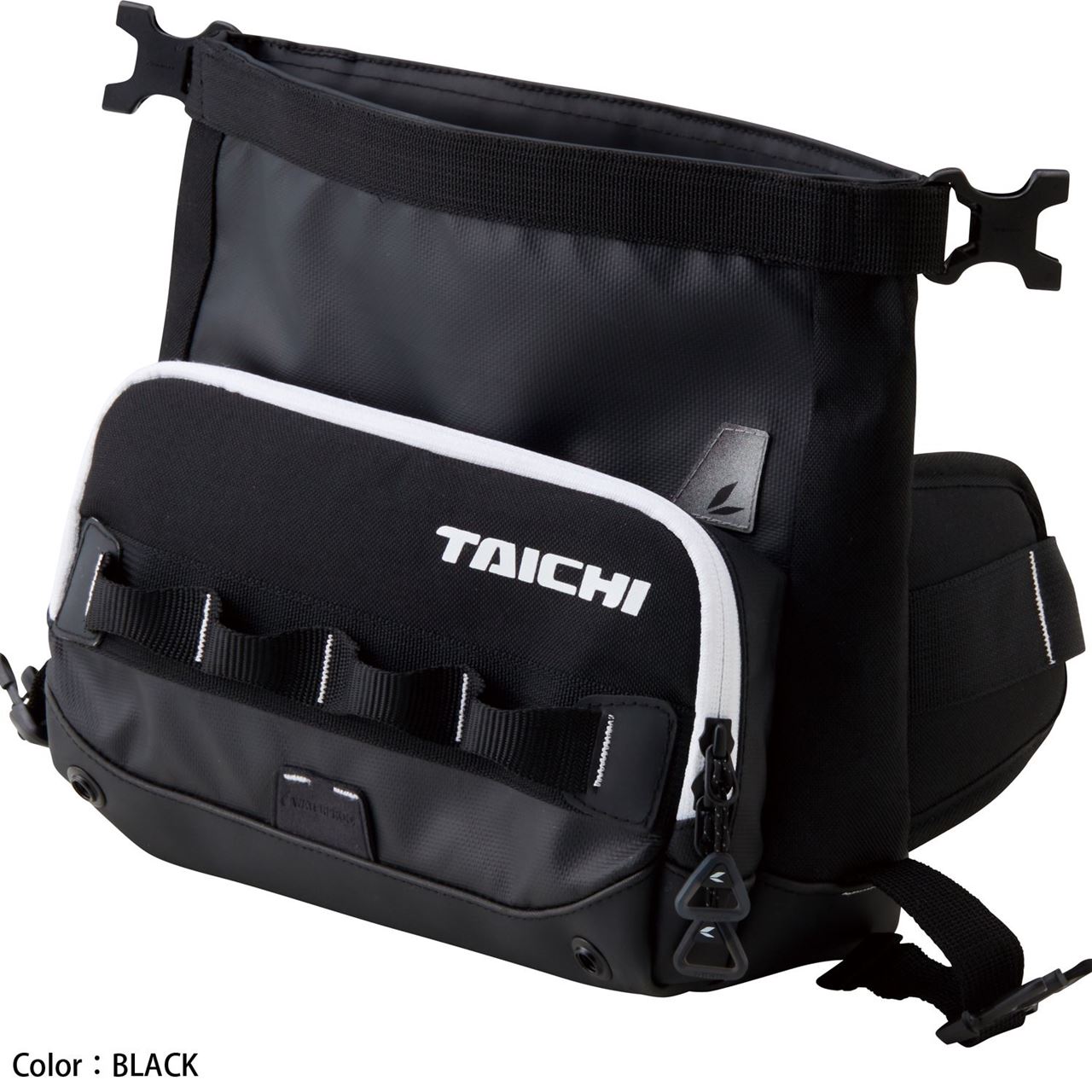 RSB279 WP ヒップバッグ ブラック/レッド 5L