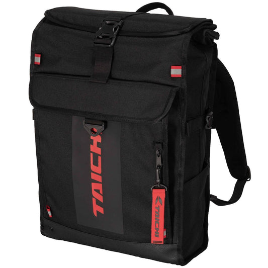 RSB283 WP カーゴバックパック ブラック/レッド 25L