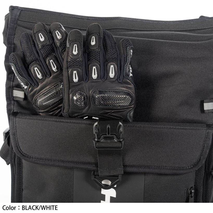 RSB283 WP カーゴバックパック ブラック/ホワイト 25L