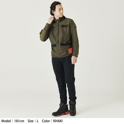 RSJ334 エアー フリップパーカ ブラック XXLサイズ