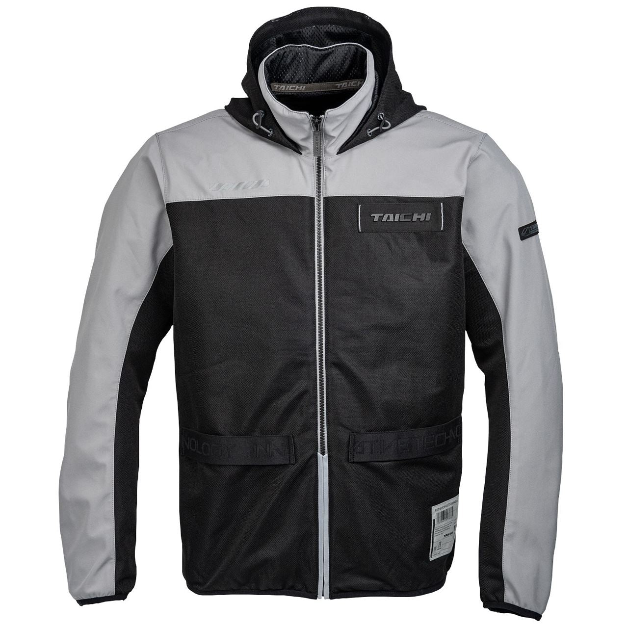 RSJ334 エアー フリップパーカ ブラック/グレー Lサイズ