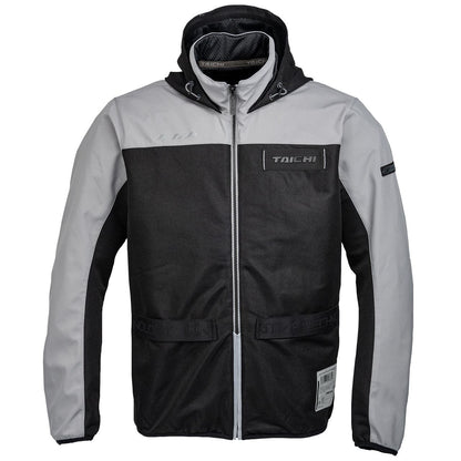 RSJ334 エアー フリップパーカ ブラック/グレー Lサイズ