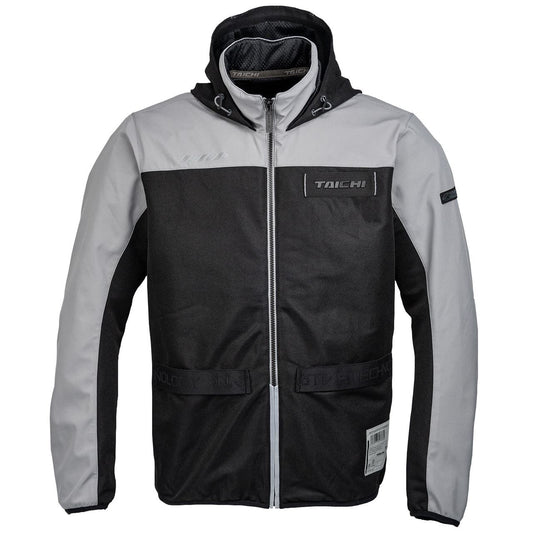 RSJ334 エアー フリップパーカ ブラック/グレー Lサイズ