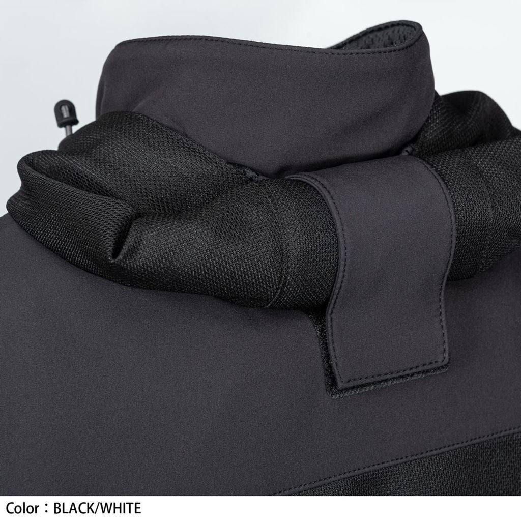 RSJ334 エアー フリップパーカ ブラック/グレー Lサイズ