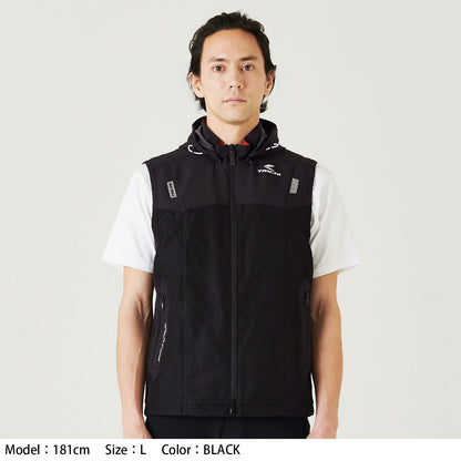 RSJ337 プロテクション メッシュベスト ブラック Mサイズ