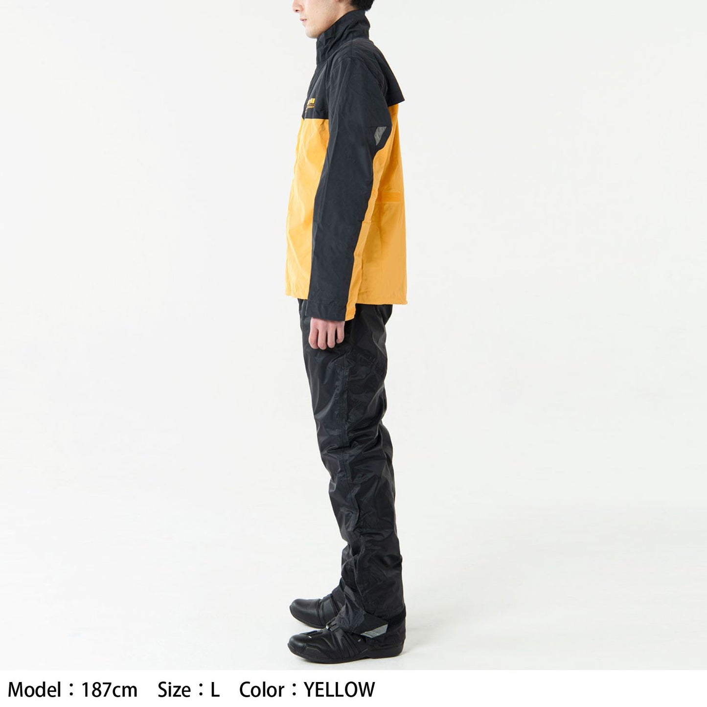 RSR048 ドライマスター レインスーツ ブラック XXLサイズ