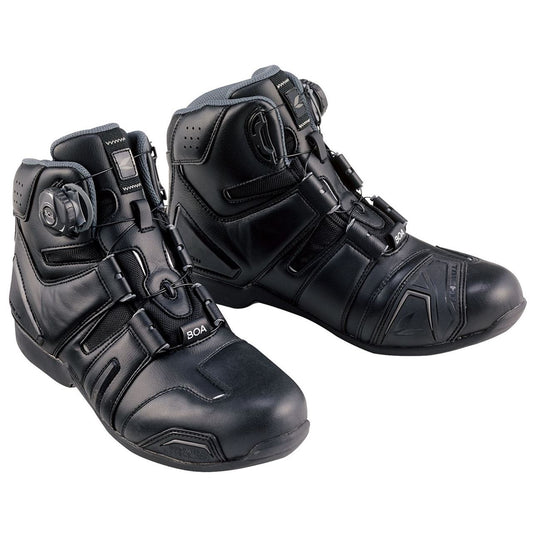 RSS006 006 ドライマスター BOA ライディングシューズ ブラック/グレー 26.0cm