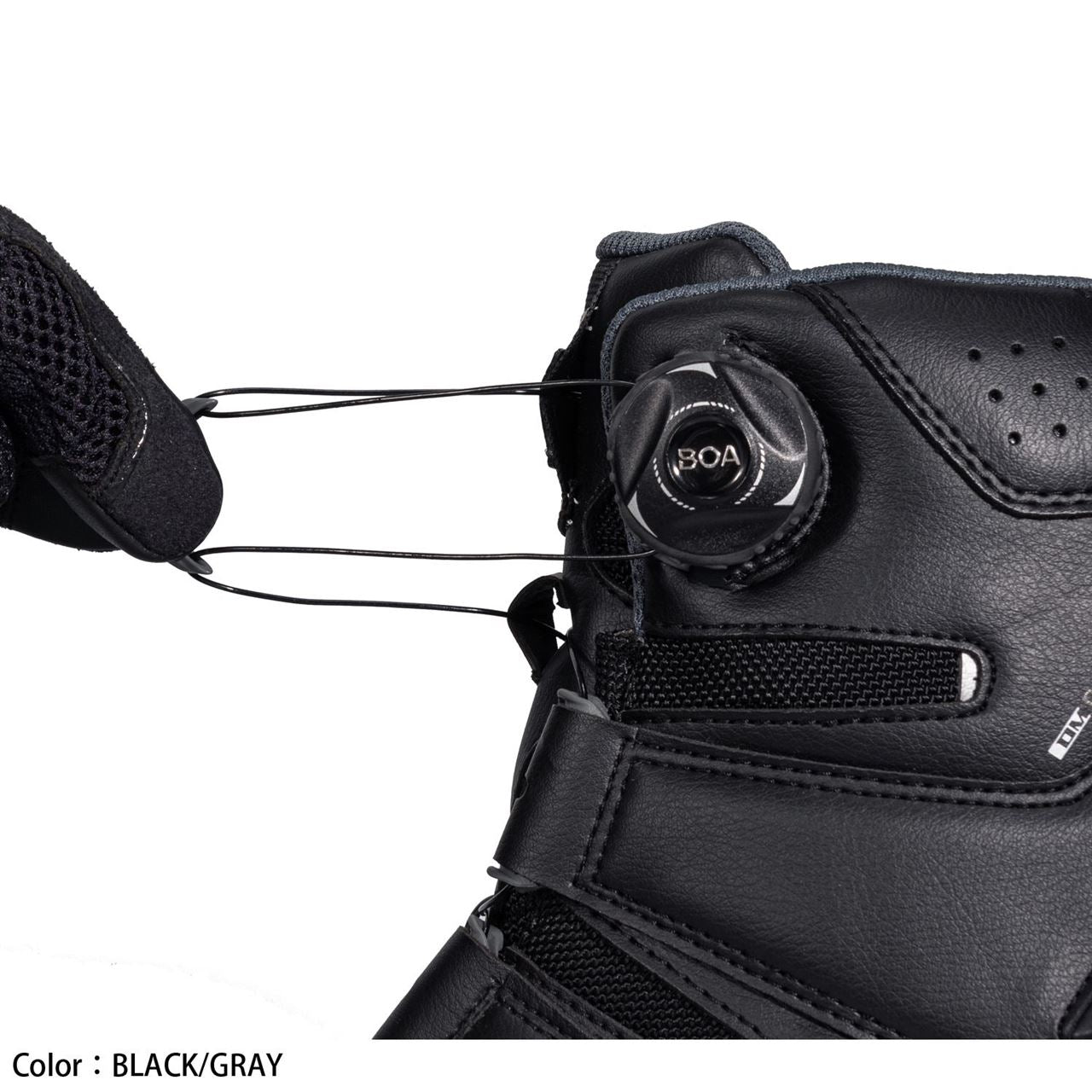 RSS006 006 DRYMASTER BOA Riding Shoes Black/Gray 29.5cm