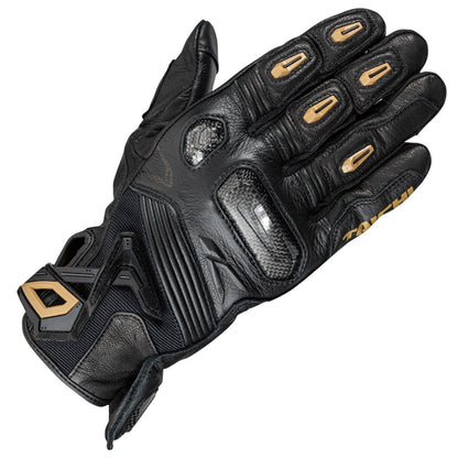 RST441 Raptor Leather Gloves Black/Gold XXL