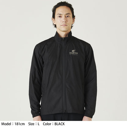 RSU309 Packable Windbreaker Black M size