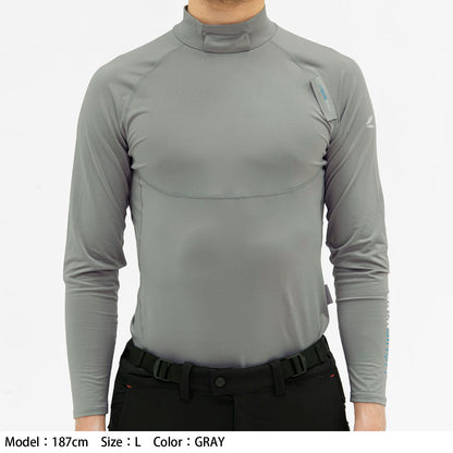 RSU500 Liquid Wind Undershirt Gray Size S