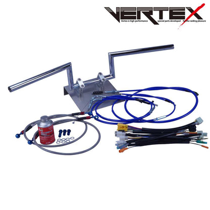 CB400F 97-01年 NC36 ロボハン アップハンドル セット カラー ワイヤー