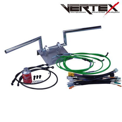 Z400FX 全年式 KZ400E ロボハン アップハンドル セット カラー ワイヤー