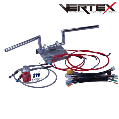 CB400F 97-01年 NC36 ロボハン アップハンドル セット カラー ワイヤー