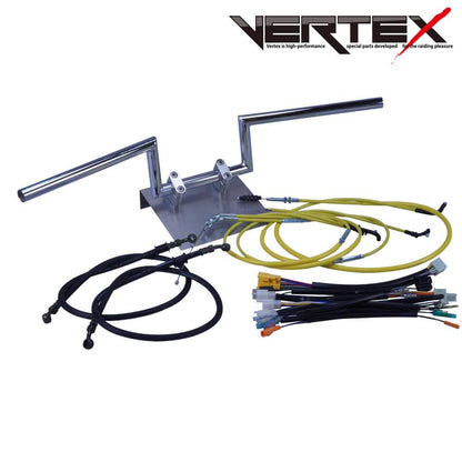 GPZ400F 全年式 ZX400A ロボハン アップハンドル セット カラー ワイヤー