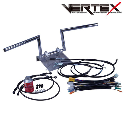 マグナ50 全年式 AC13 ロボハン アップハンドル セット ブラック ワイヤー