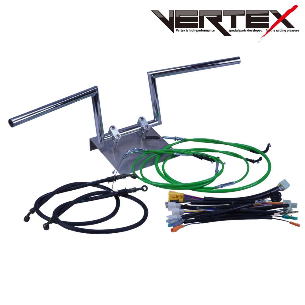 JADE ジェイド 全年式 MC23 ロボハン アップハンドル セット カラー ワイヤー