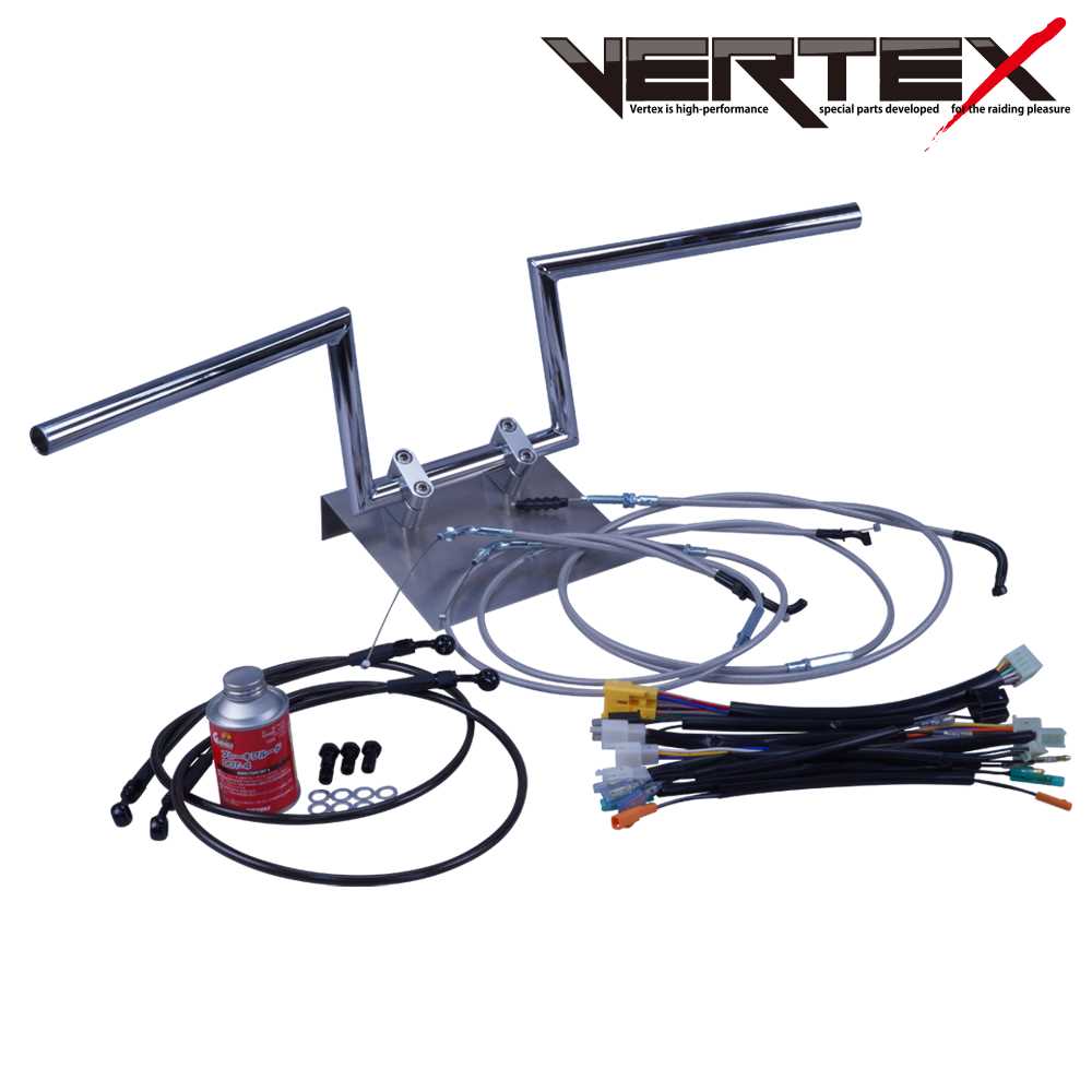 FTR223 全年式 MC34 ロボハン アップハンドル セット メッシュ ワイヤー