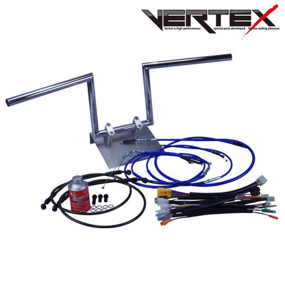 GSX400FS インパルス 81-82年 ロボハン アップハンドル セット カラー ワイヤー