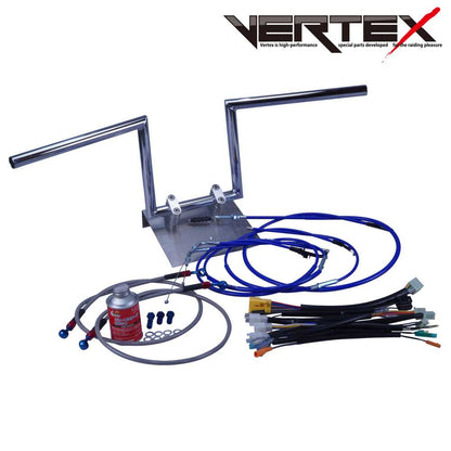 ホーネット250 06-07年 MC31 ロボハン アップハンドル セット カラー ワイヤー