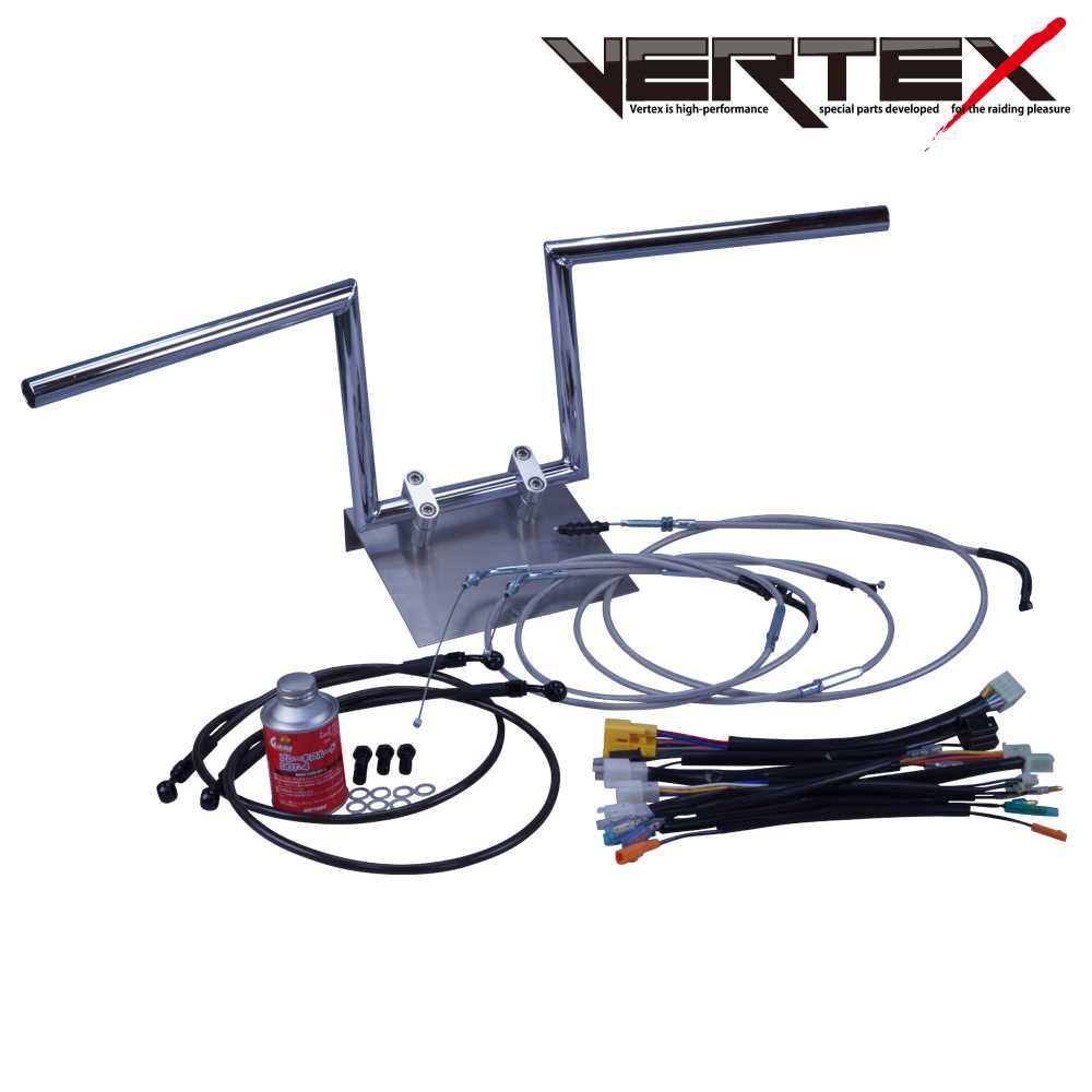 Z400FX 全年式 KZ400E ロボハン アップハンドル セット メッシュ ワイヤー