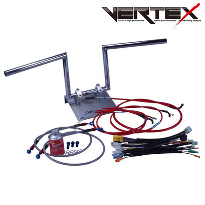 バンディット400/V/N 95-00年 GK77A ロボハン アップハンドル セット カラー ワイヤー