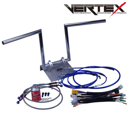 GS400 2型/E型 78年 ロボハン アップハンドル セット カラー ワイヤー