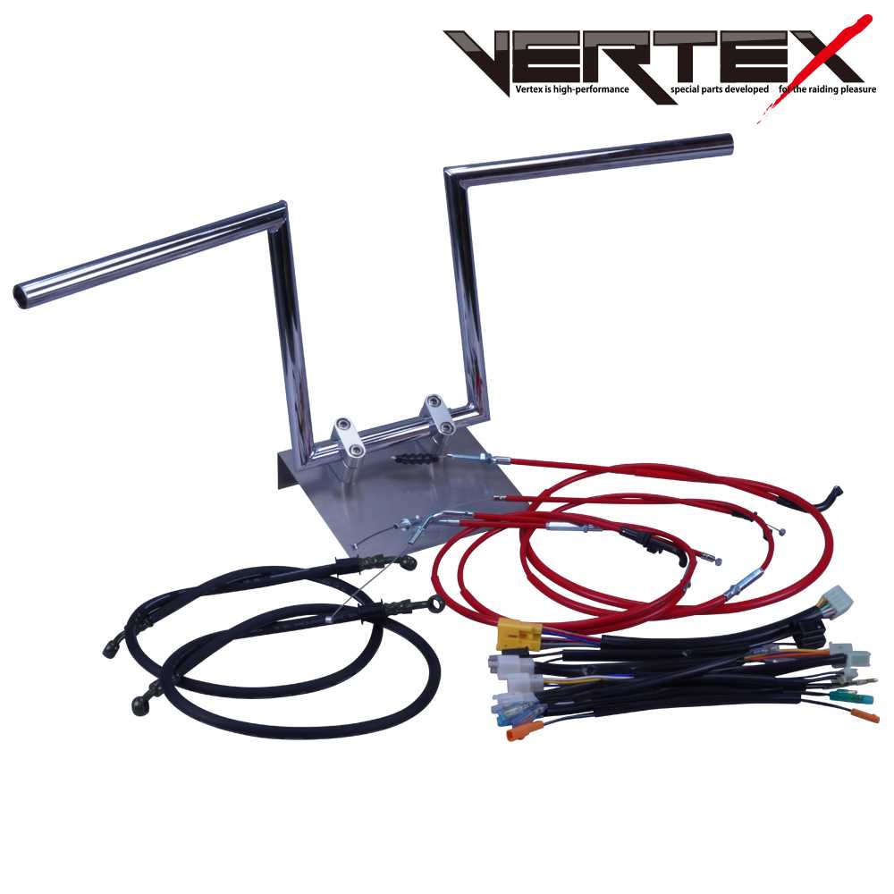 CB750F 79-82年 RC04 ロボハン アップハンドル セット カラー ワイヤー