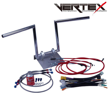 Z400GP 全年式 KZ400M ロボハン アップハンドル セット カラー ワイヤー