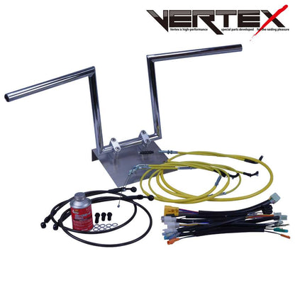 ZRX400/2 94-03年 ZR400E ロボハン アップハンドル セット カラー ワイヤー