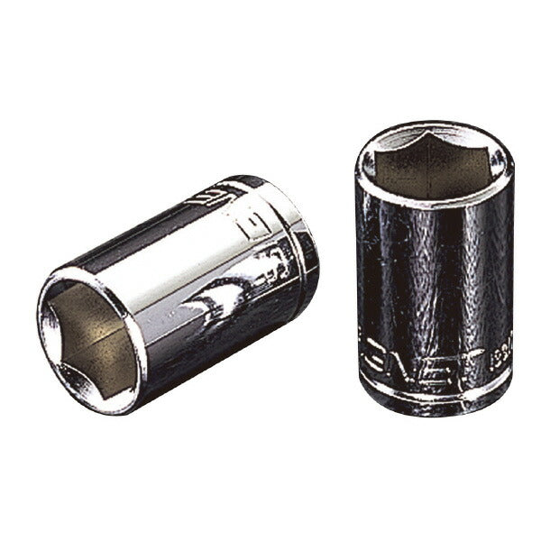 1/2DR 14MM ソケット (6角) 差込角(\"SQ):1/2 サイズ(mm):14 全長(mm):38 先端部ソケット外径(D1;mm):20.0 差込部ソケット外径(D2;mm):22 ソケット深さ(T;mm):14