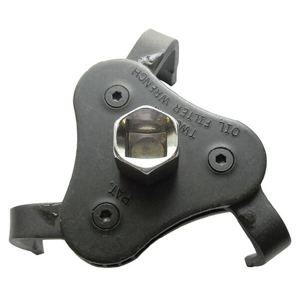 2WAYオイルフィルターレンチ 差込角(\"SQ):1/2 対応サイズ(φmm):63-102