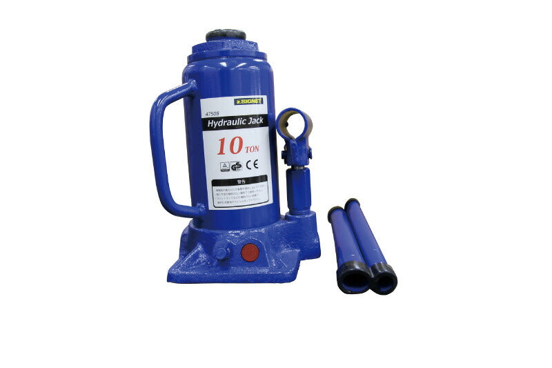 ボトルジャッキ 10TON 最大荷重(t)：10 最低位(mm)：200 最高位(mm)：385
