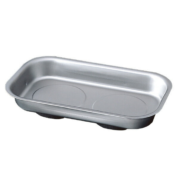 角 マグネット トレイ サイズ(mm):W240×D140×H40 トレイ材質:ステンレス(SUS430)